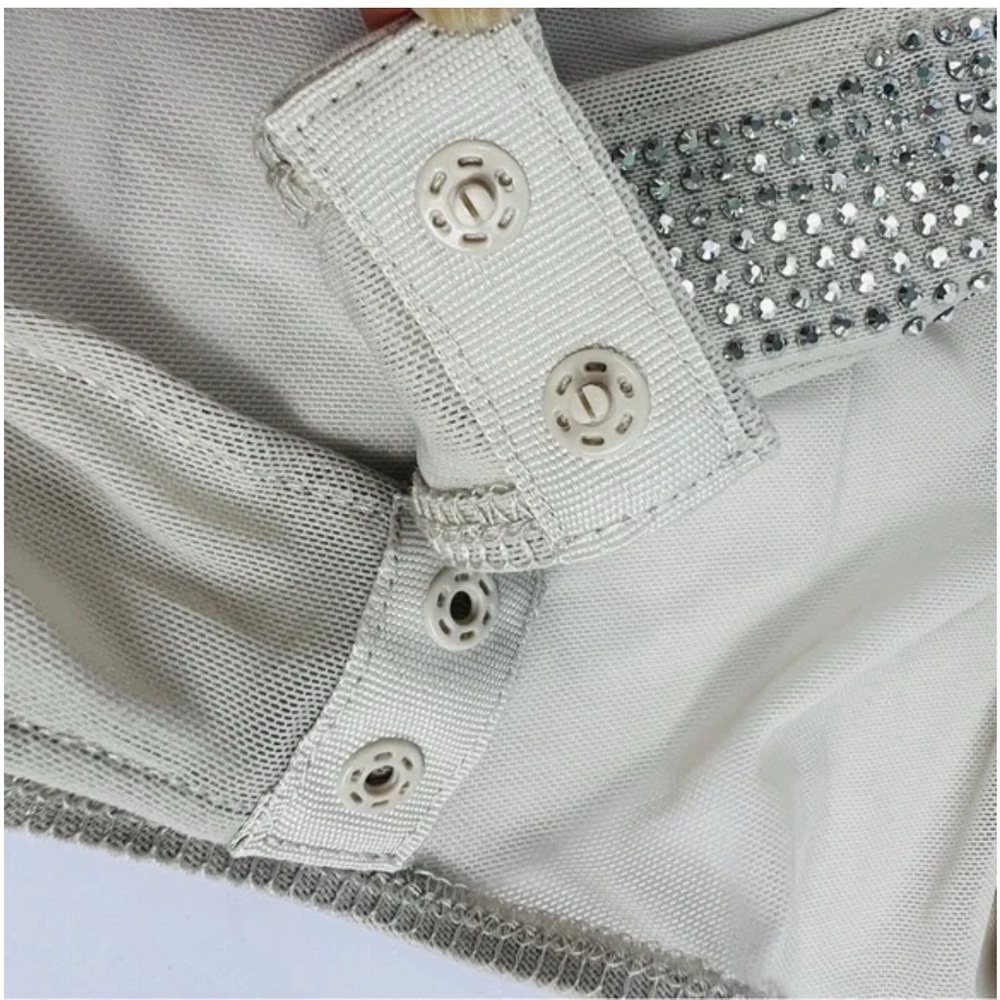 Silver One-Shoulder Top - Picture 5 of 10